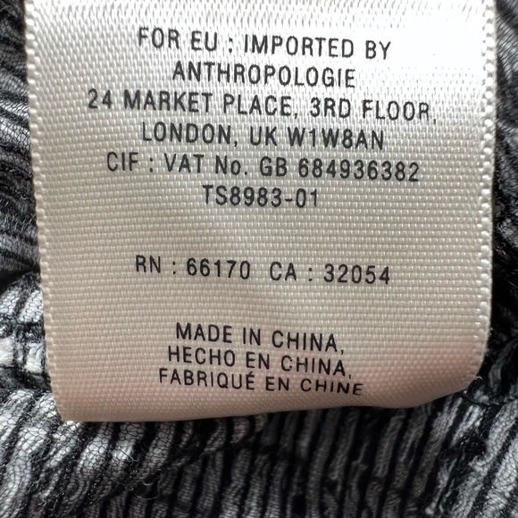 Anthropologie Postmark‎ Womens Black White Basketweave Tunic  Size Small - Picture 11 of 14